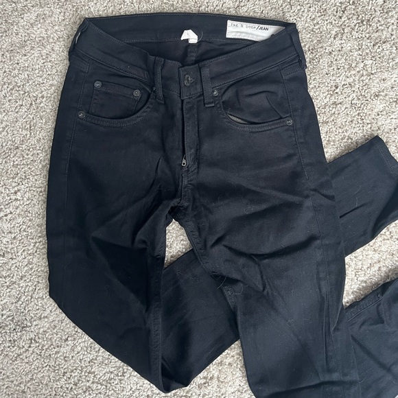 RAG & BONE - Black Jeans - Capri - Picture 2 of 3
